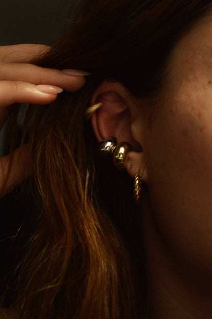 Fusion Hoop Ear Cuff Silver Ear Cuff 14K gold Ear Cuff Trend Ear Cuff