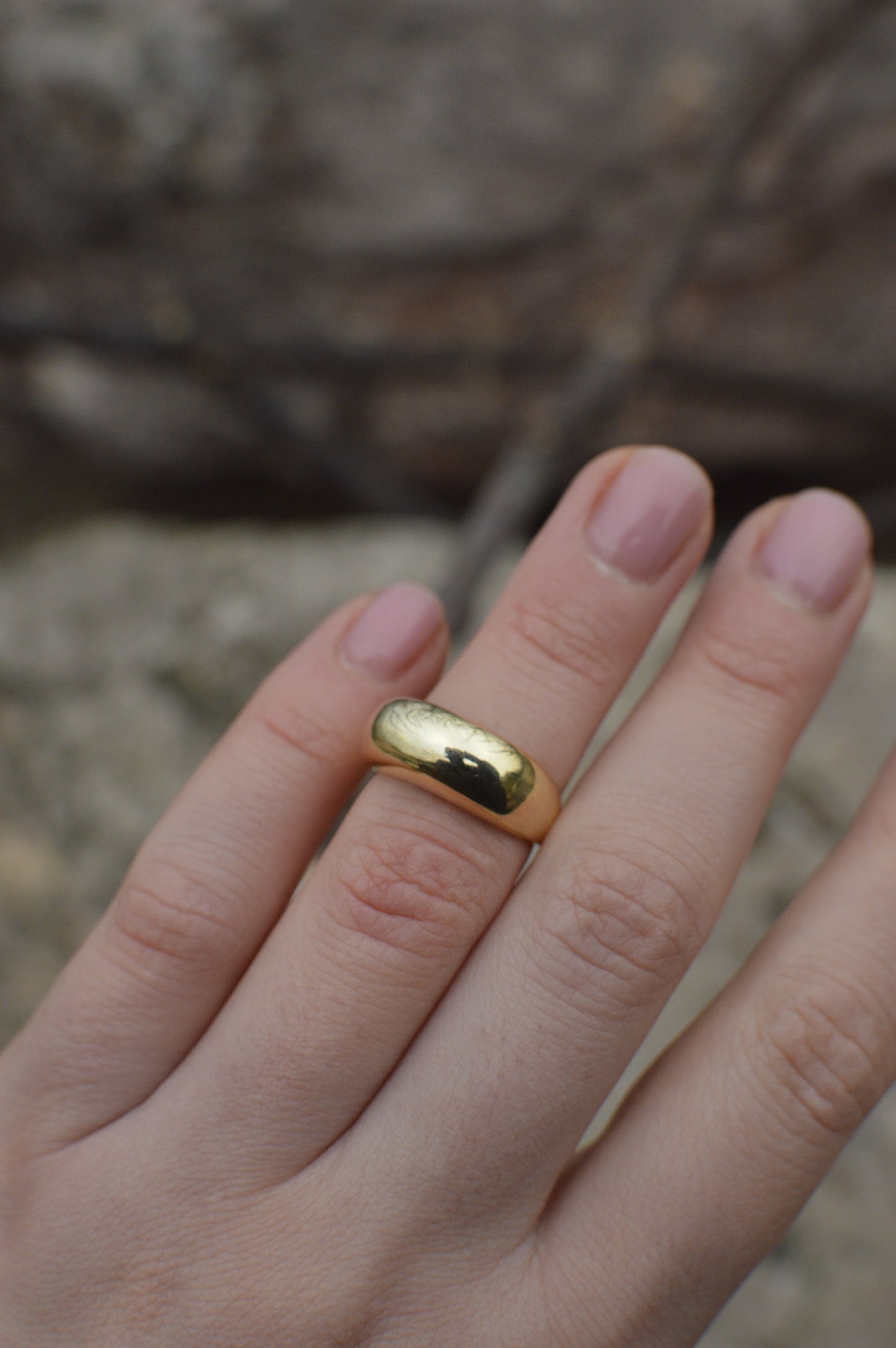 Серебряное кольцо 925 пробы с 14К золотом Классика