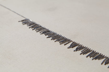 Cascade fringe silver necklace - Èthèora
