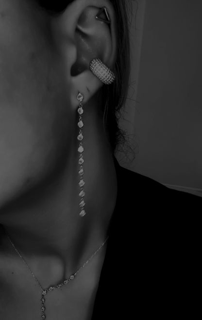 Statement silver cuff - Èthèora
