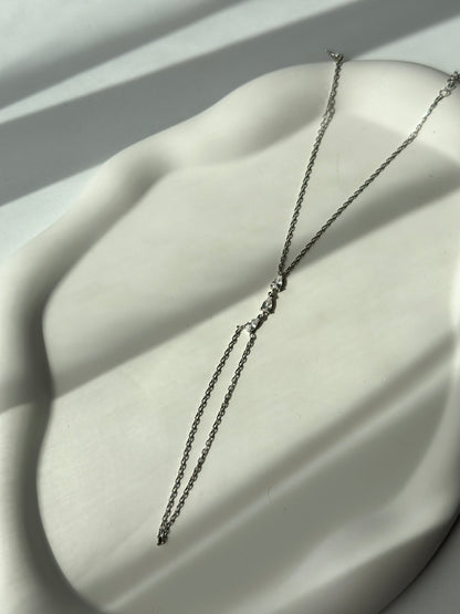 Shahmaran beaded silver bracelet with trio stones - Èthèora