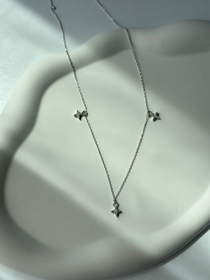 Stars shining silver necklace - Èthèora
